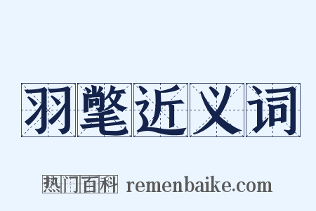 羽氅近义词是什么意思的图片